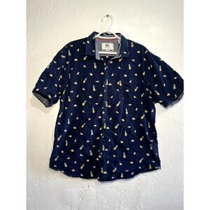 MBX premium‎ good novelty camp button down shirt mens XXL outdoors golf casual
